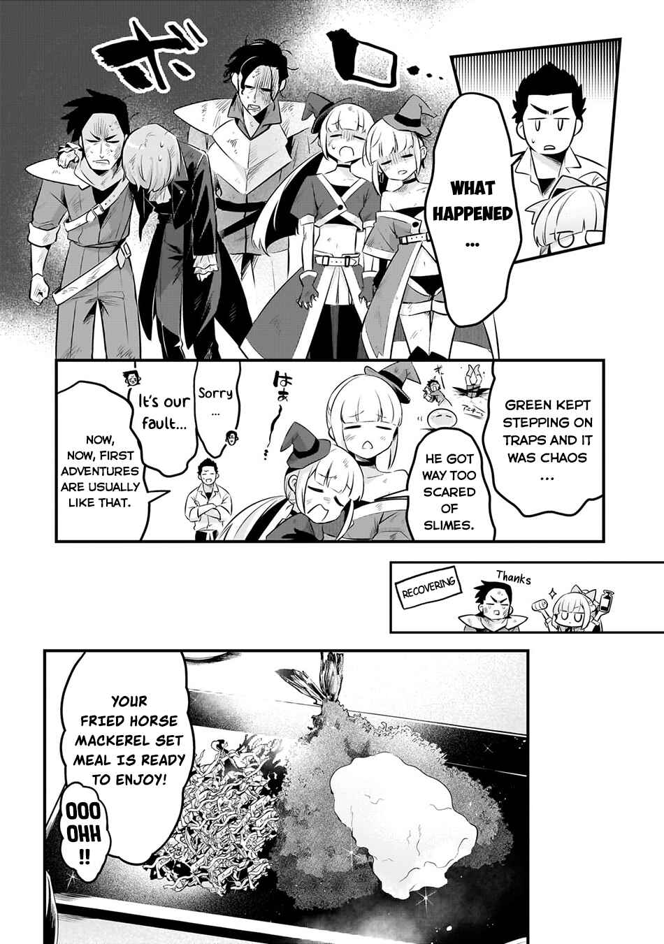 Tsuihousha Shokudou e Youkoso! ~Saikyou Party o Tsuihousareta Ryourinin (Lv. 99) wa, Inaka de Nengan no Boukensha Shokudou o Hirakimasu!~ Chapter 53 - Page 14