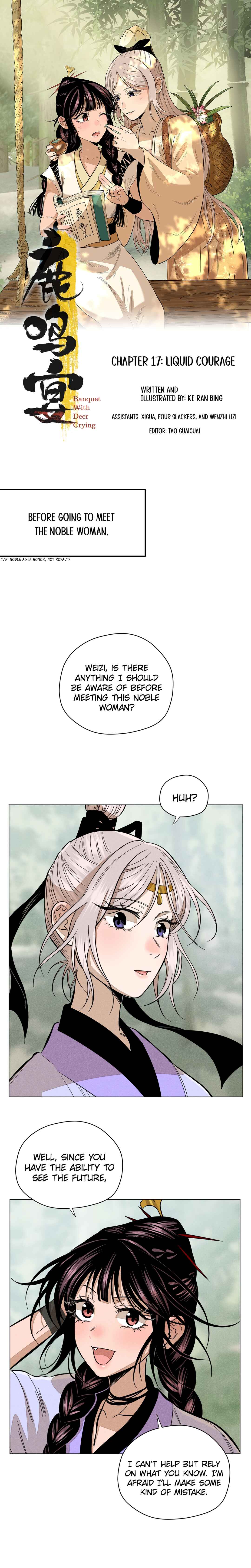Banquet With Deer Crying Chapter 17.1 - Page 1