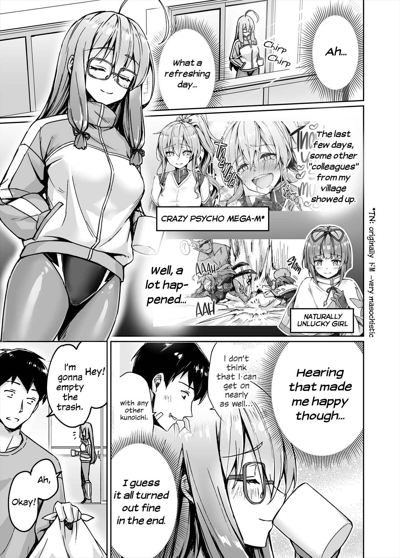 NEET de Otaku na Kunoichi to naze ka Dousei hajimemashita Chapter 23 - Page 1