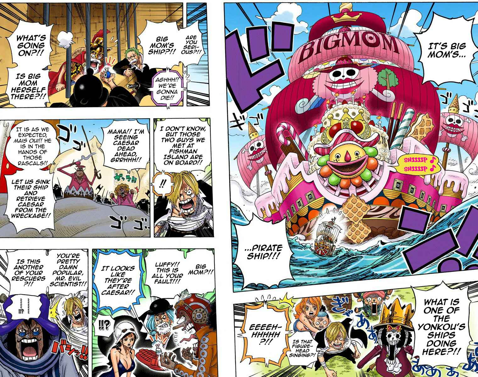 One Piece (Official Colored) Chapter 730 - Page 12