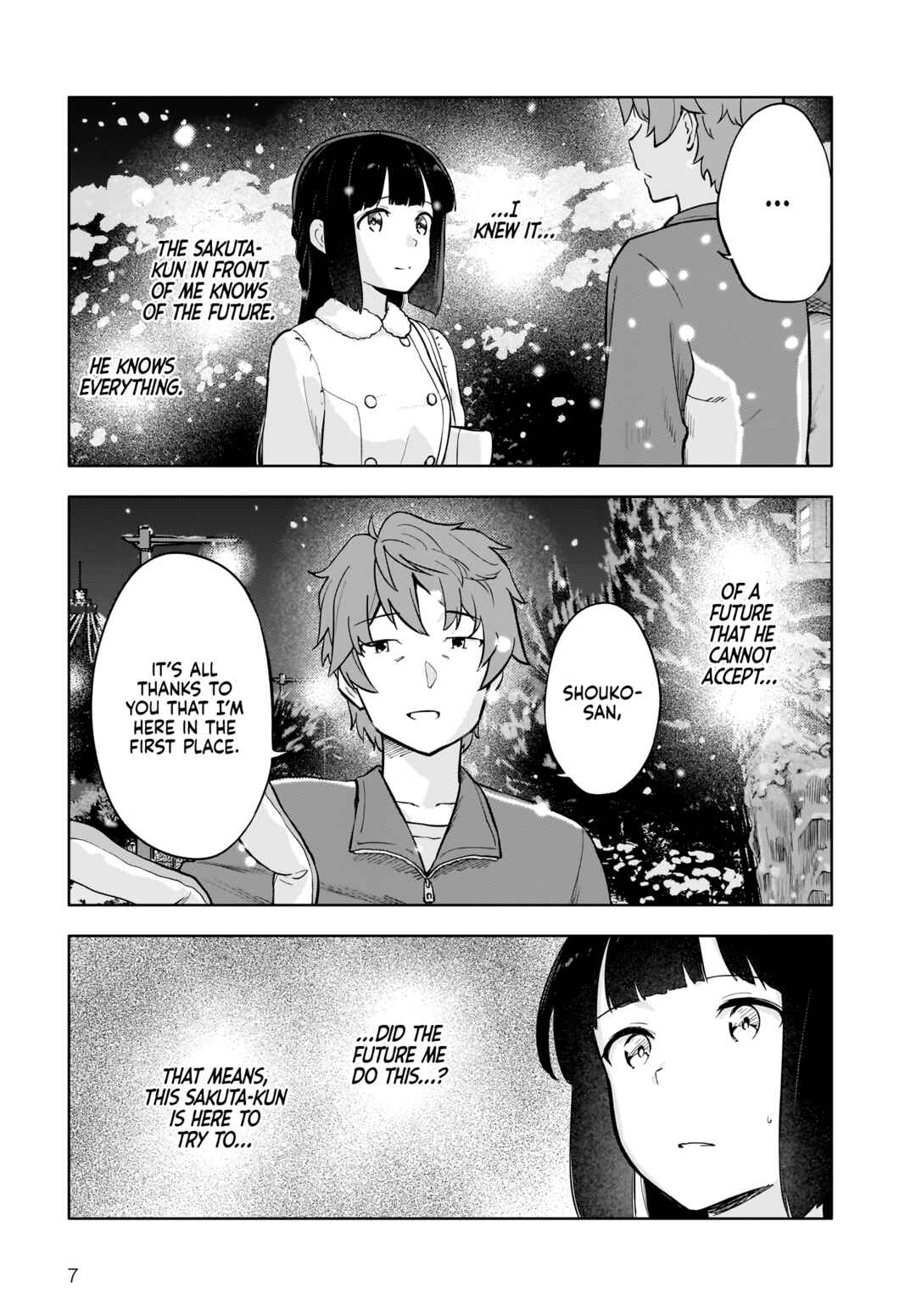 Rascal Does Not Dream of a Dreaming Girl Chapter 13 - Page 7