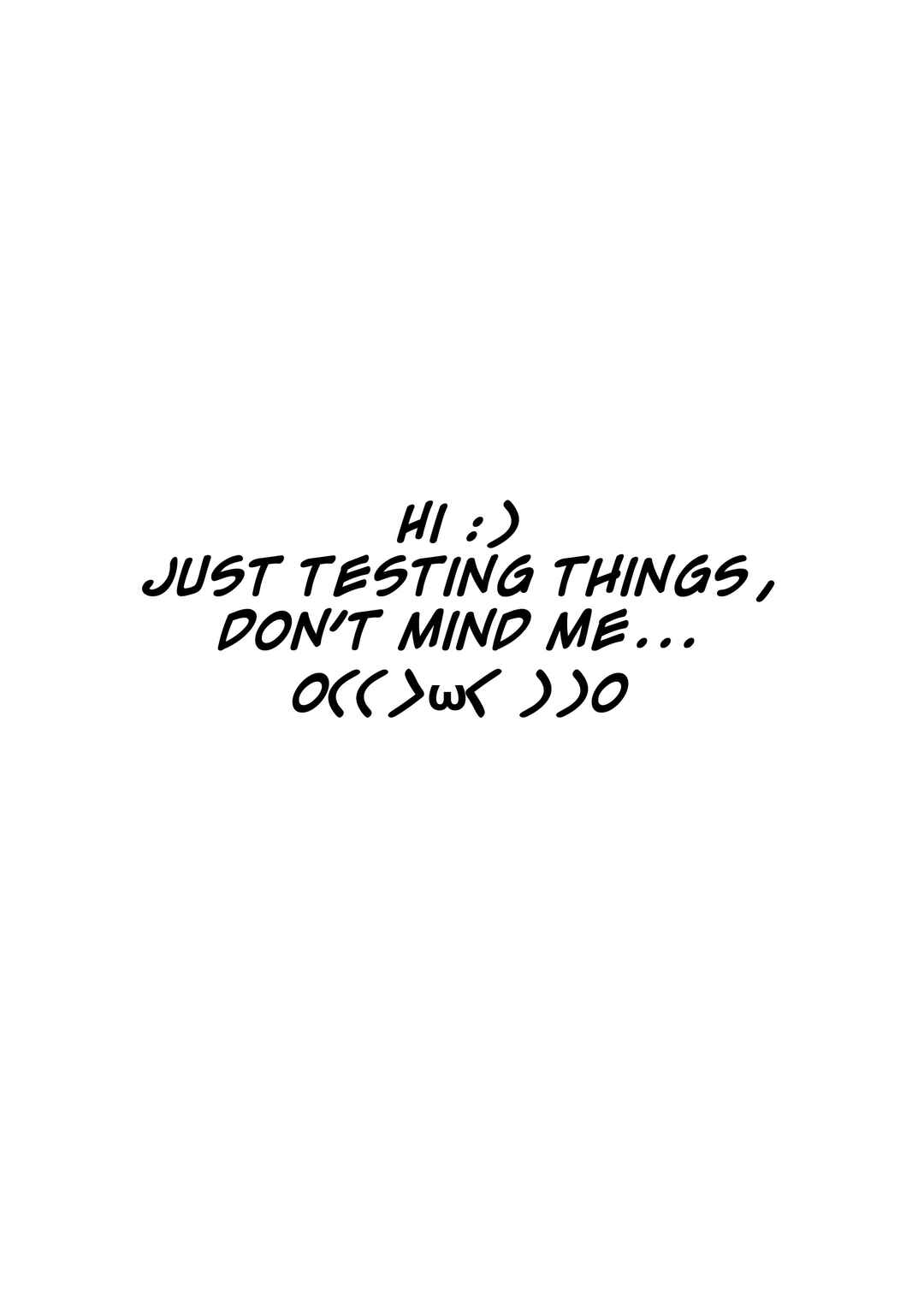 Official "Test" Manga Chapter ? - Page 1
