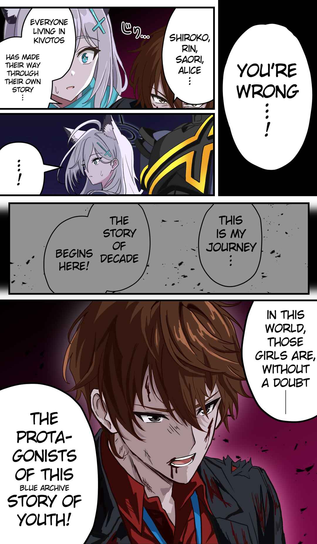 Blue Archive x Kamen Rider Decade - Schale no Kadoya Tsukasa-sensei Gainen (Doujinshi) Chapter 52 - Page 2