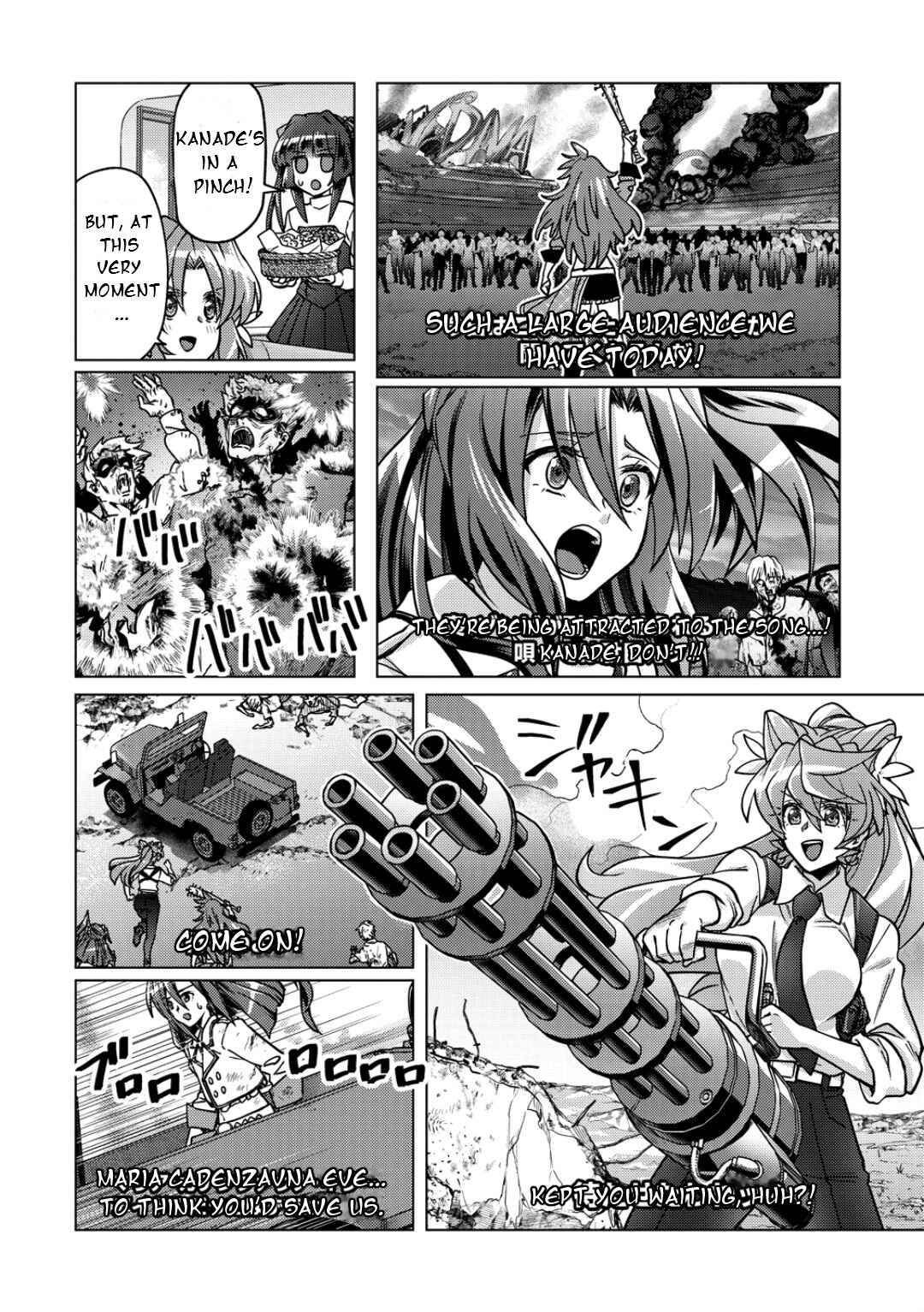 Senki Kanshoku Symphogear ~Shirabemeshi~ Chapter 45 - Page 9