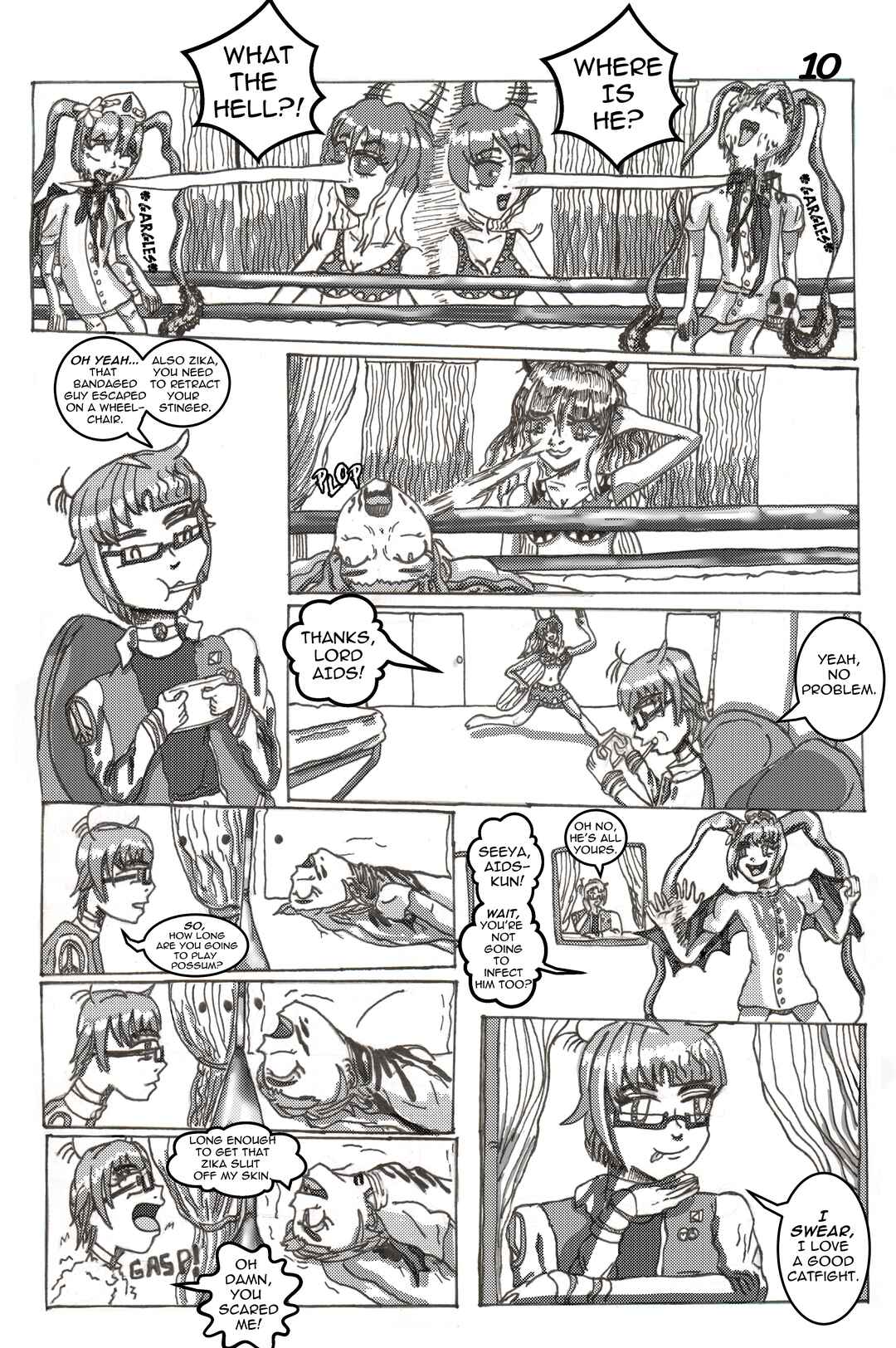 Awaiting Death with Disease-chan!! Chapter 1.2 - Page 7