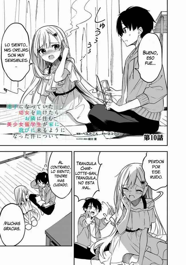Maigo ni Natteita Youjo wo Tasuketara, Otonari ni Sumu Bishoujo Ryuugakusei ga Ie ni Asobi ni Kuru you ni Natta Ken ni Tsuite Chapter 10 - Page 2