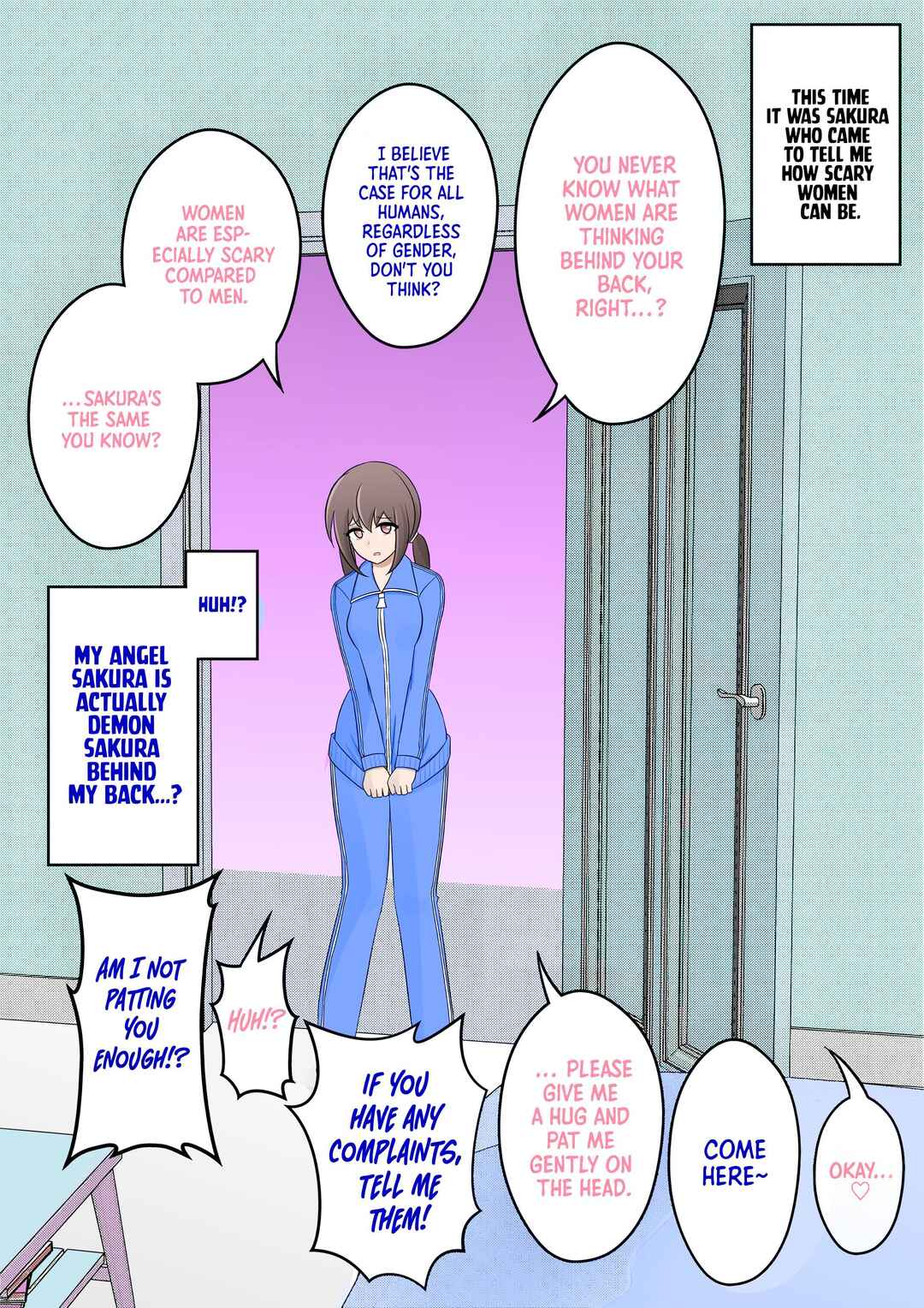 Danjo-hi 1:39 no Heikou Sekai wa Omoi no Hoka Futsuu (Fan Colored) Chapter 35 - Page 1
