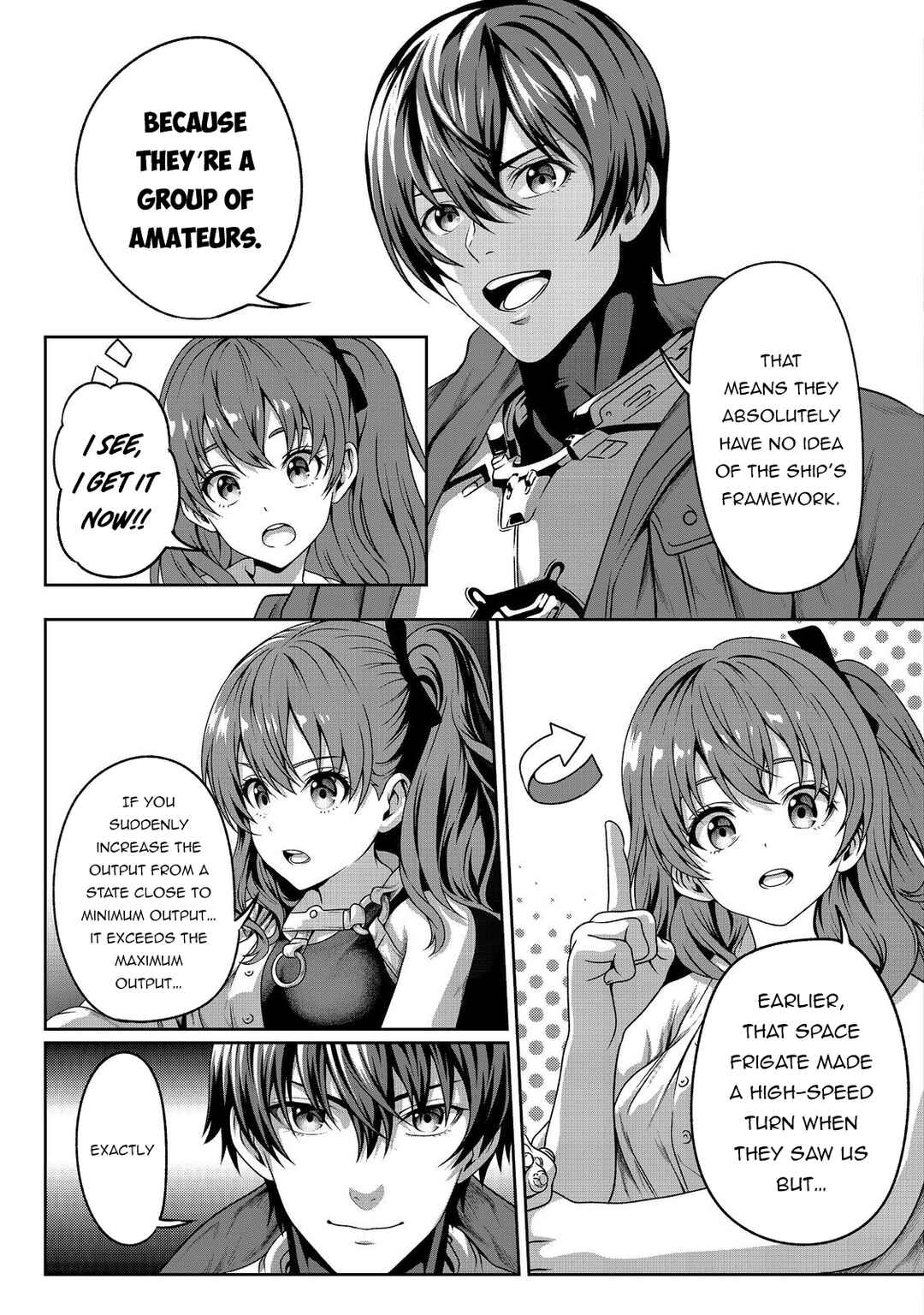 "Koko wa Makasete Saki ni Ike!" o Shitai Shinitagari no Nozomanu Uchuu Gekokujou @COMIC Chapter 5 - Page 14