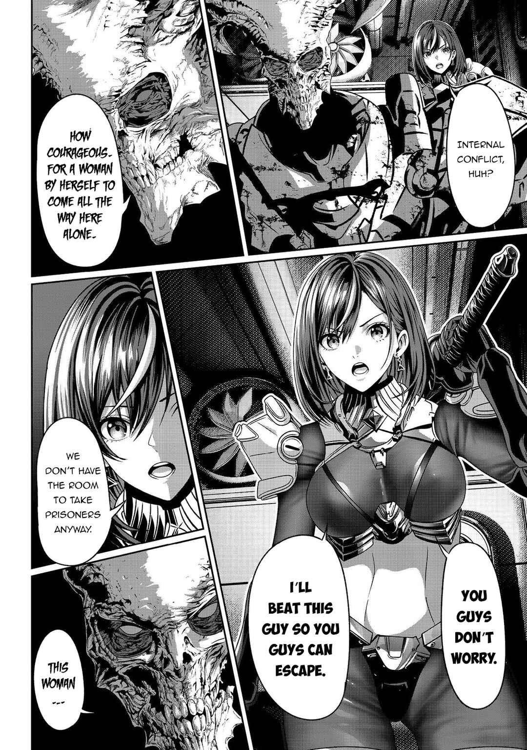 "Koko wa Makasete Saki ni Ike!" o Shitai Shinitagari no Nozomanu Uchuu Gekokujou @COMIC Chapter 5 - Page 24