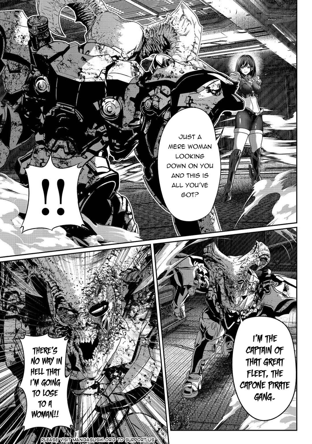"Koko wa Makasete Saki ni Ike!" o Shitai Shinitagari no Nozomanu Uchuu Gekokujou @COMIC Chapter 5 - Page 28