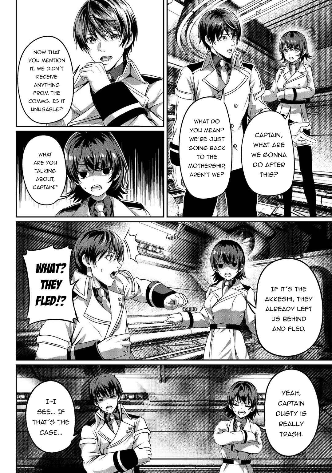 "Koko wa Makasete Saki ni Ike!" o Shitai Shinitagari no Nozomanu Uchuu Gekokujou @COMIC Chapter 5 - Page 34