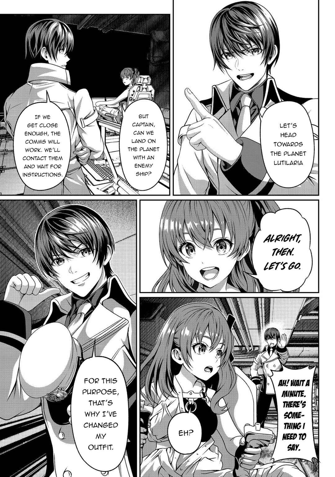 "Koko wa Makasete Saki ni Ike!" o Shitai Shinitagari no Nozomanu Uchuu Gekokujou @COMIC Chapter 5 - Page 35