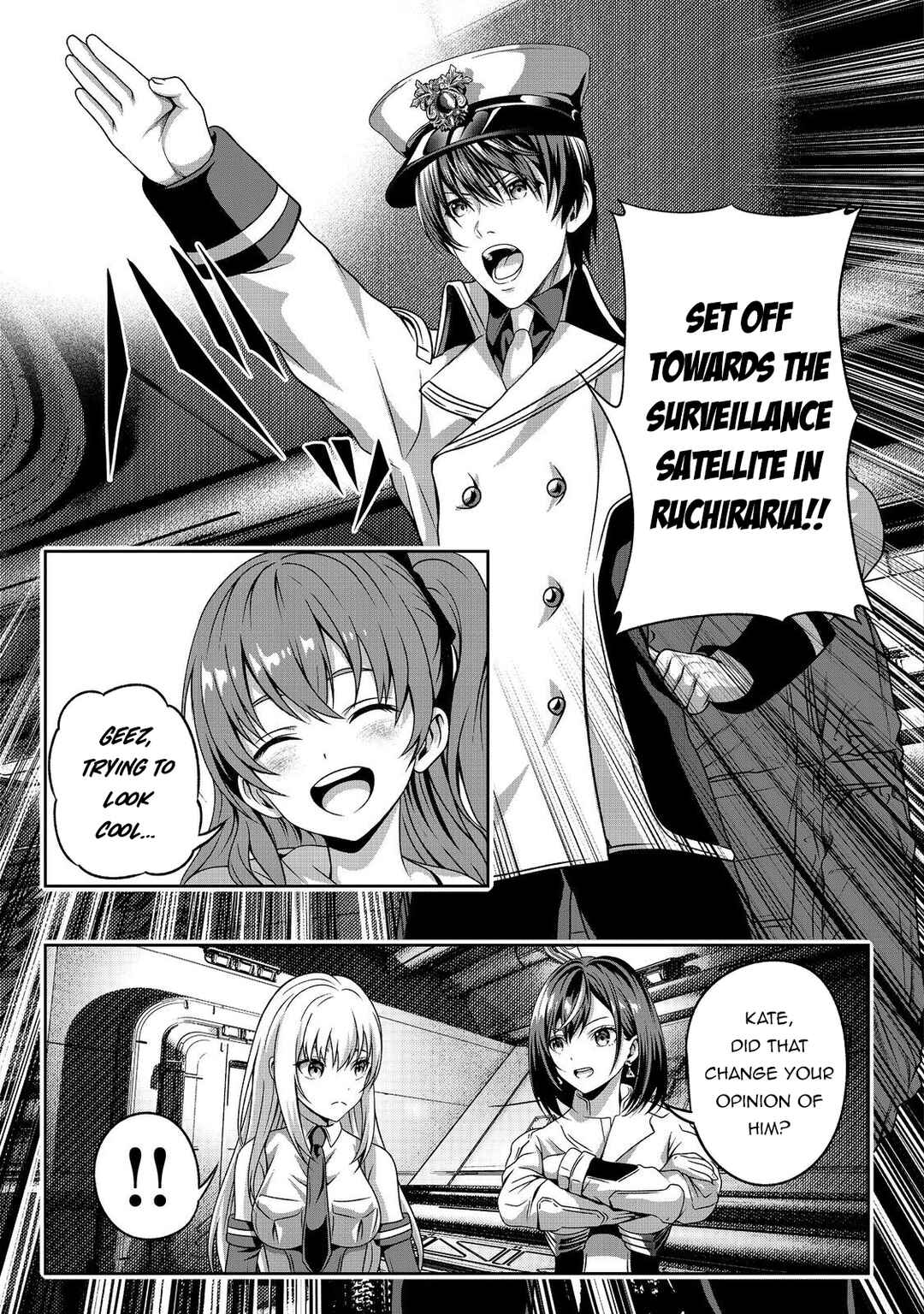 "Koko wa Makasete Saki ni Ike!" o Shitai Shinitagari no Nozomanu Uchuu Gekokujou @COMIC Chapter 5 - Page 36
