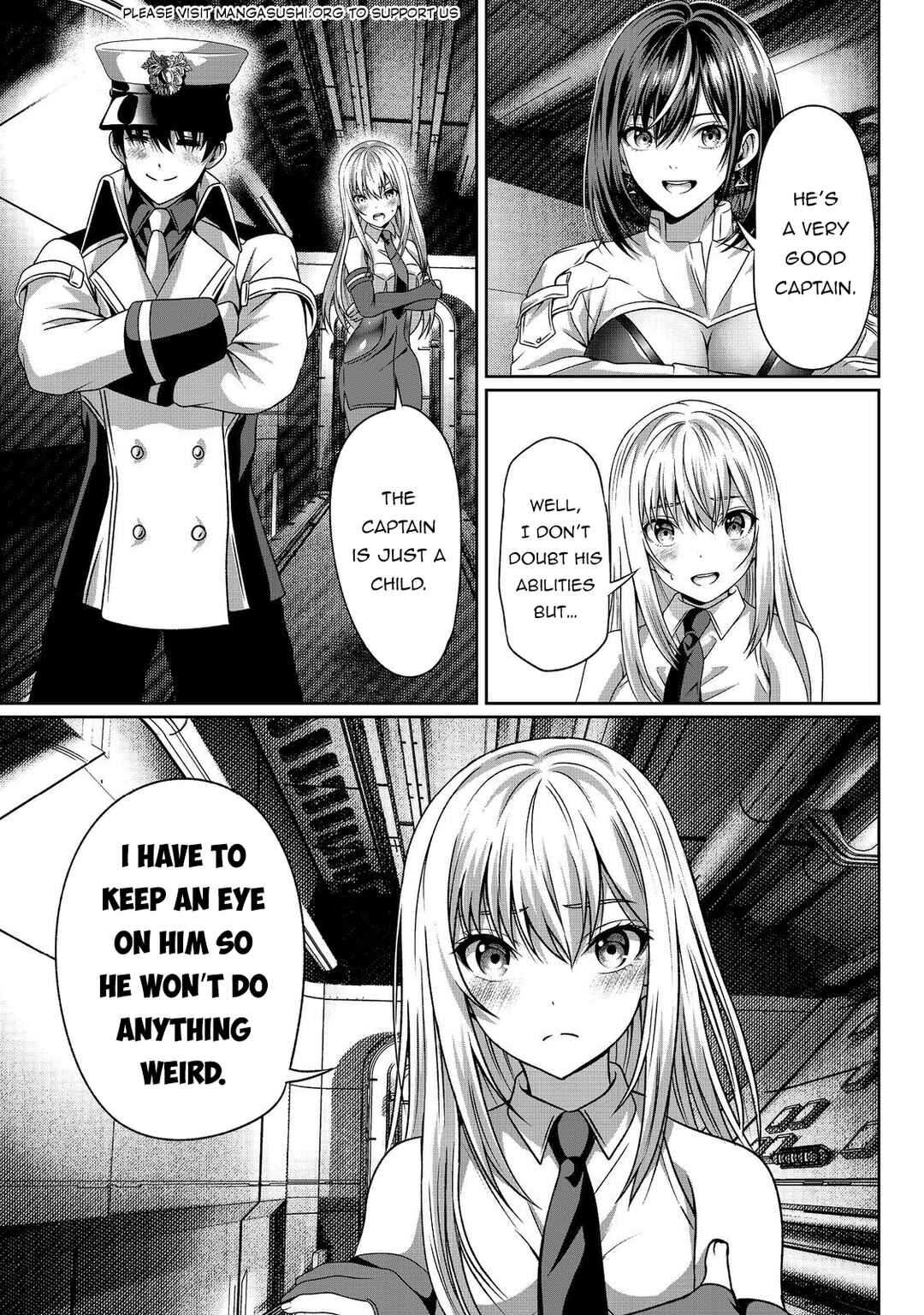 "Koko wa Makasete Saki ni Ike!" o Shitai Shinitagari no Nozomanu Uchuu Gekokujou @COMIC Chapter 5 - Page 37