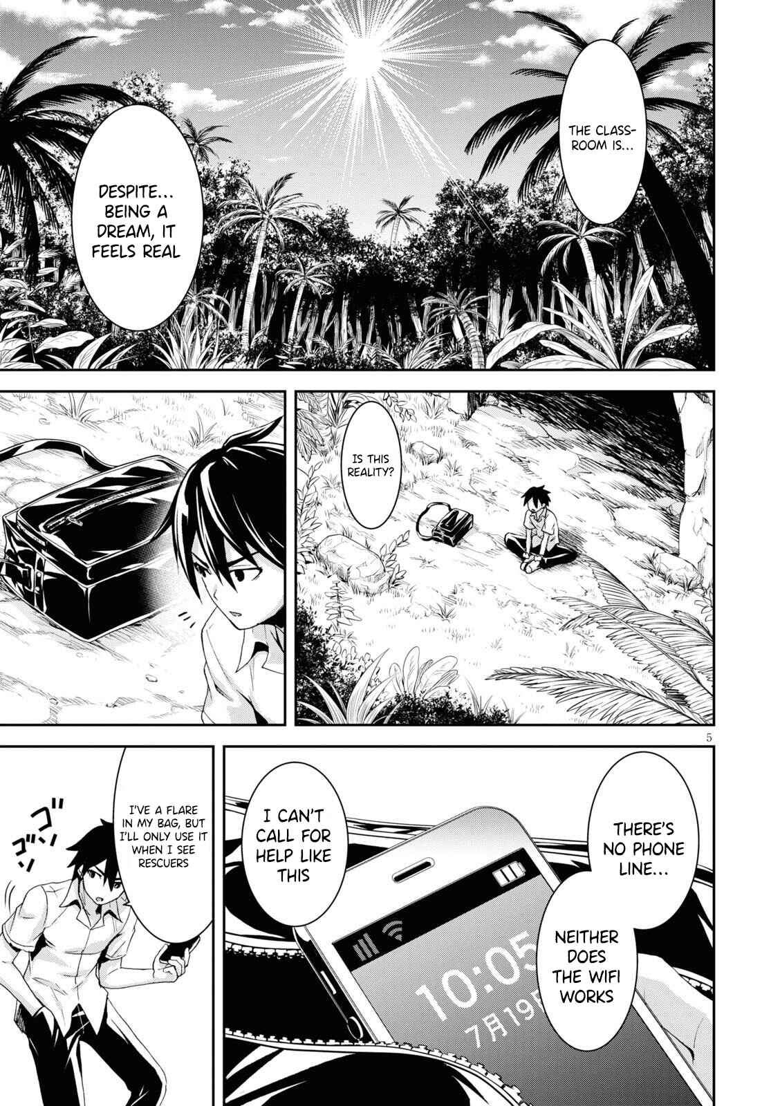 Isekai Yurutto Survival Seikatsu ~Gakkou no Minna to Isekai no Mujintou ni Tenishitakedo Ore Dake Rakushou desu~ Chapter 1 - Page 9
