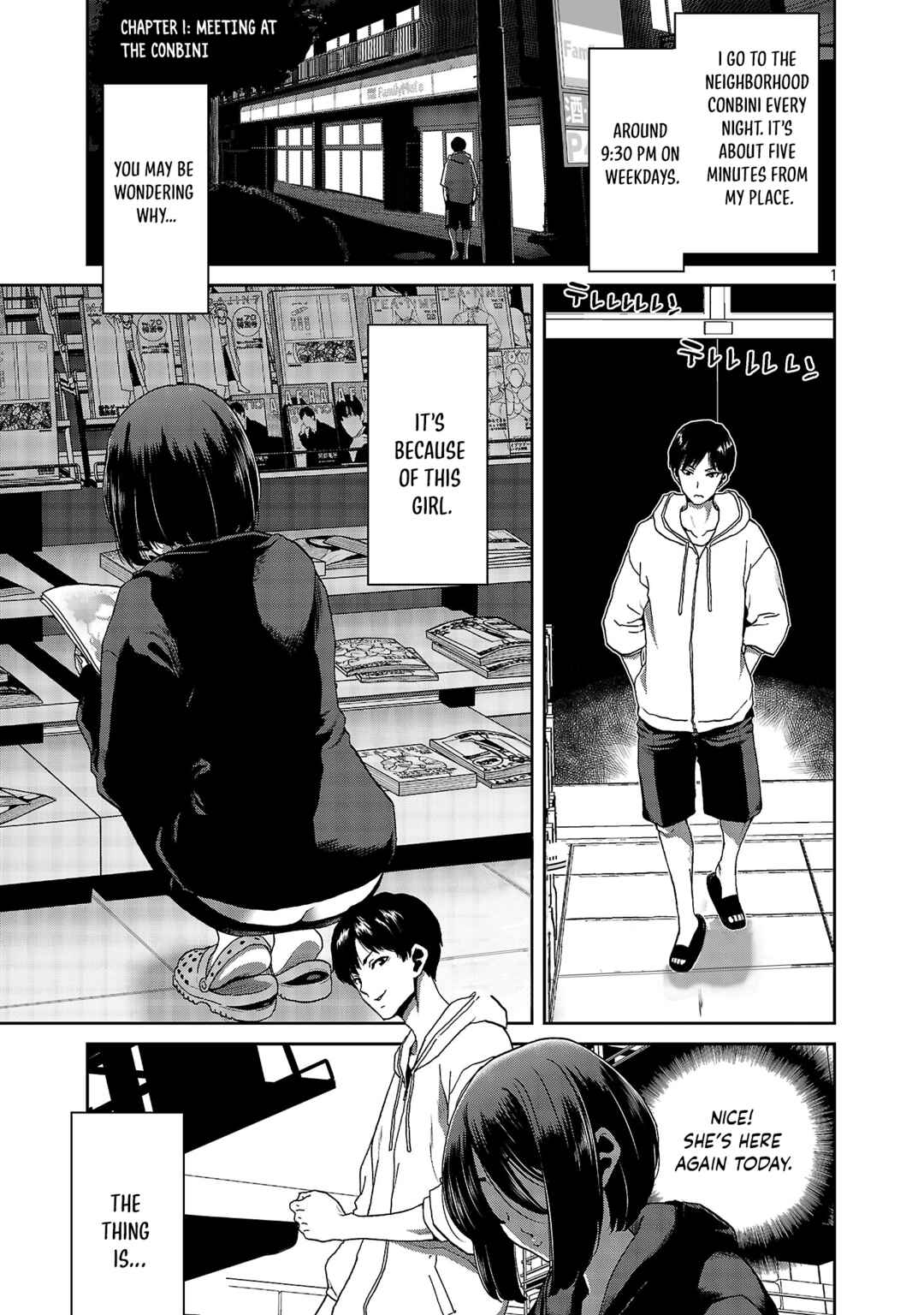 Konbini de Deatta Eroi Onnanoko to Tadare Kitta Kankei ni Narimashita Chapter 1 - Page 2