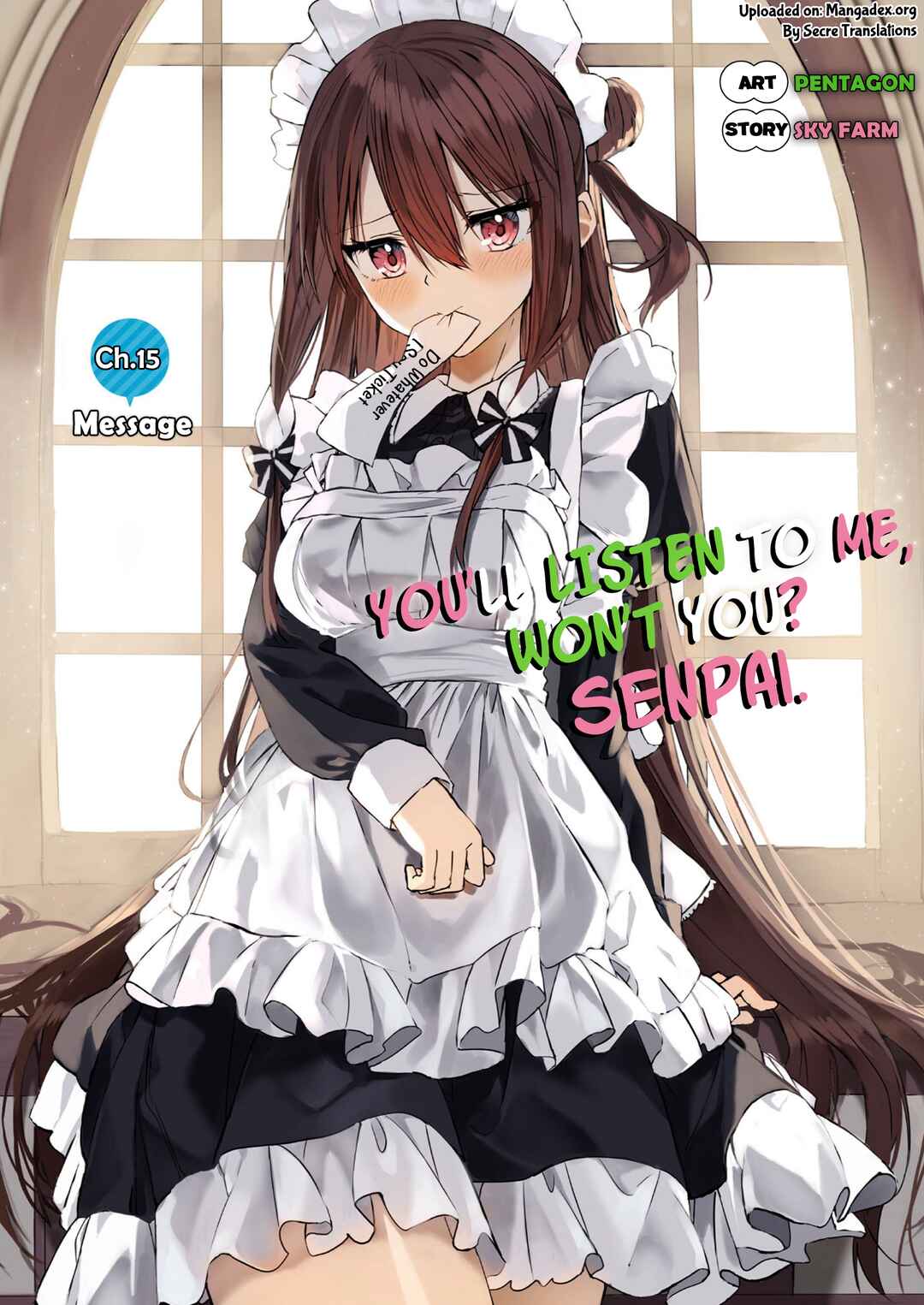 Kiite kuremasu yo ne? Senpai Chapter 15 - Page 1