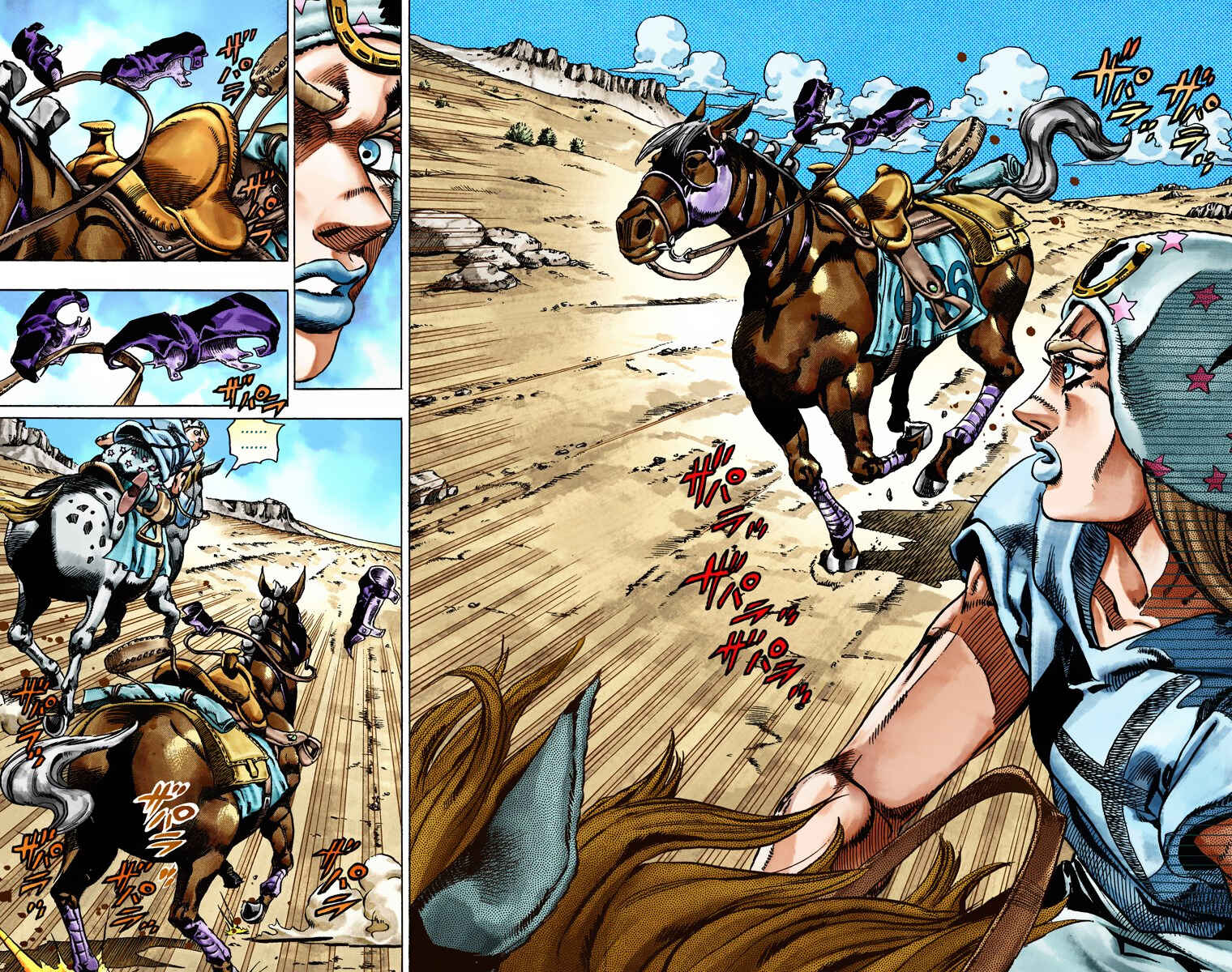 JoJo no Kimyou na Bouken: Part 7 - Steel Ball Run Color-ban Chapter 25 - Page 45