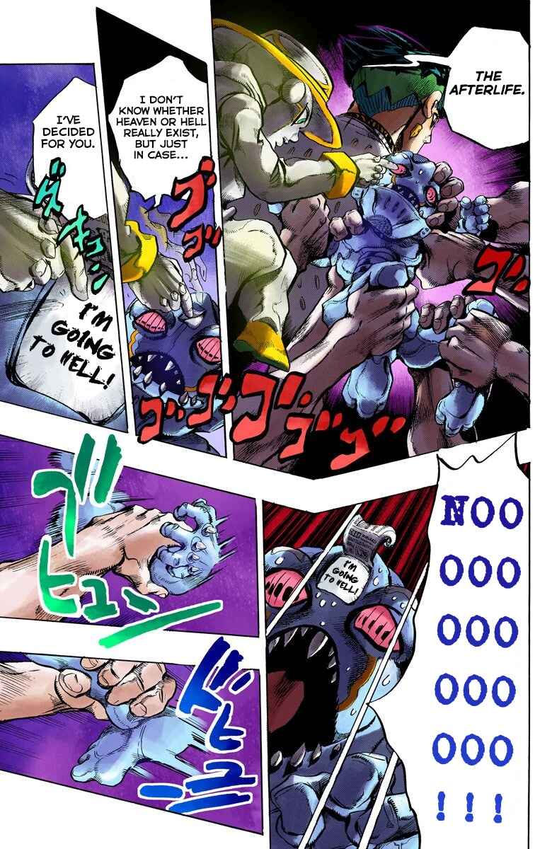 JoJo no Kimyou na Bouken: Part 4 - Diamond wa Kudakenai Color-ban Chapter 152 - Page 14