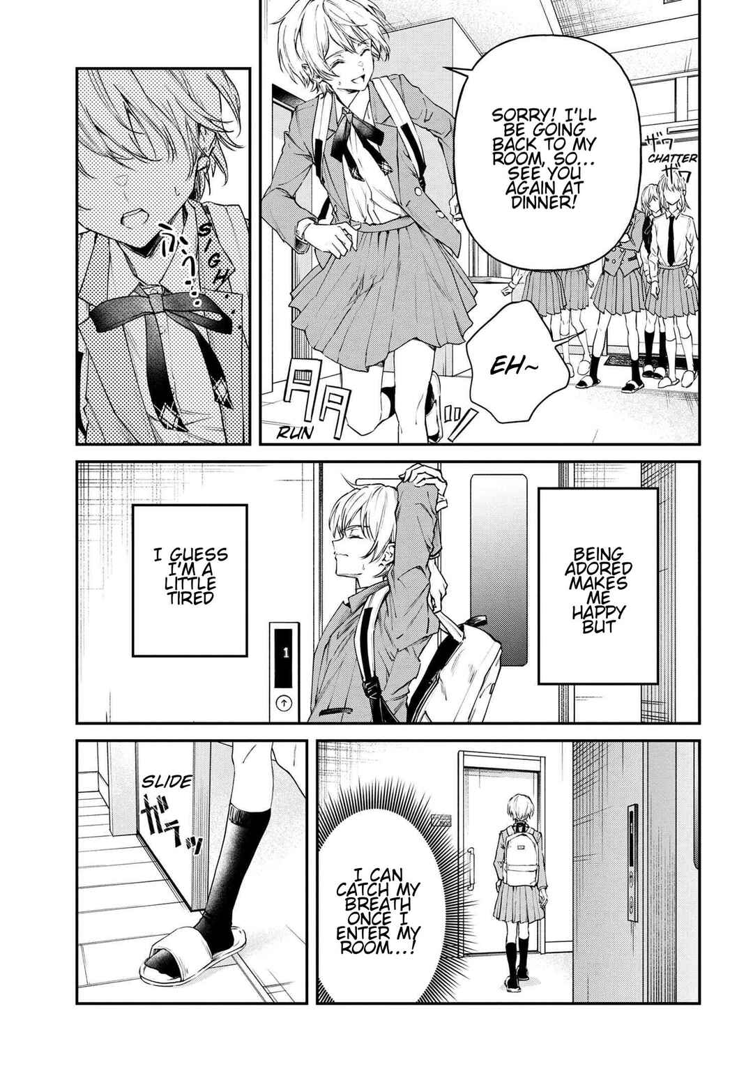 Makoto-senpai no Mae de wa Kakko Tsukerarenai! Chapter 2 - Page 3