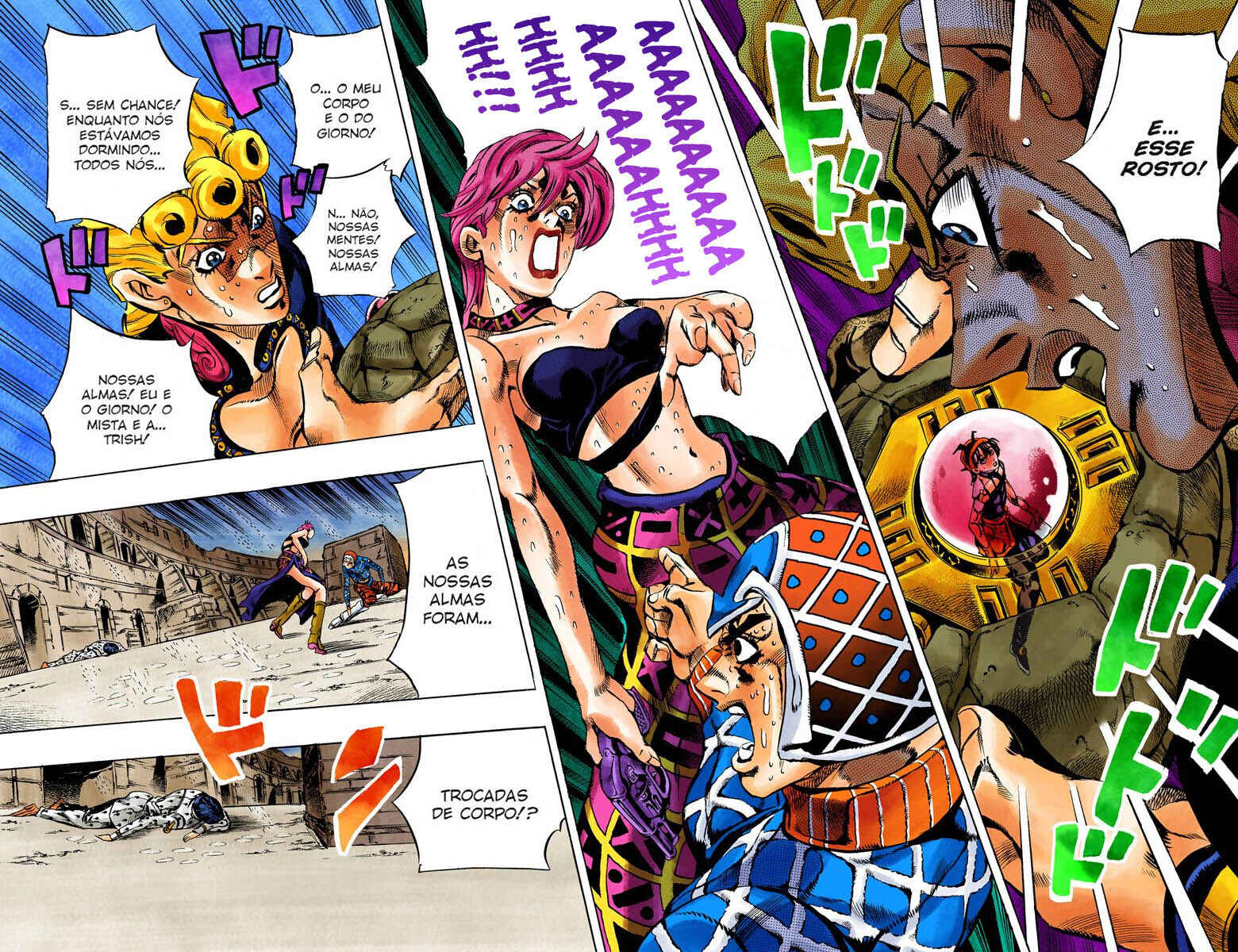 JoJo no Kimyou na Bouken: Part 5 - Ougon no Kaze Color-ban Chapter 133 - Page 11