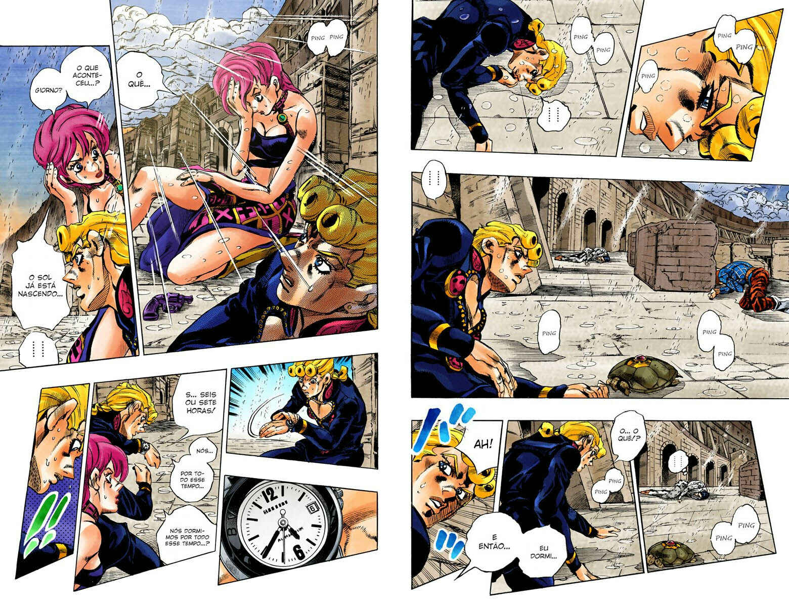 JoJo no Kimyou na Bouken: Part 5 - Ougon no Kaze Color-ban Chapter 133 - Page 5