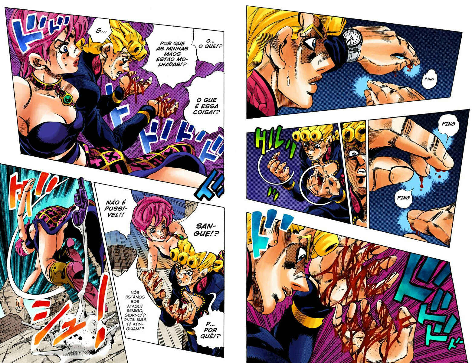 JoJo no Kimyou na Bouken: Part 5 - Ougon no Kaze Color-ban Chapter 133 - Page 6