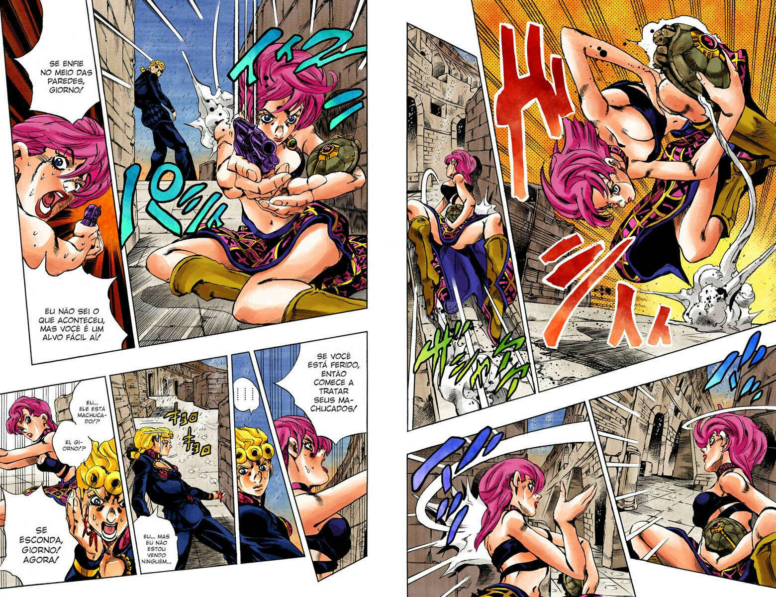JoJo no Kimyou na Bouken: Part 5 - Ougon no Kaze Color-ban Chapter 133 - Page 7