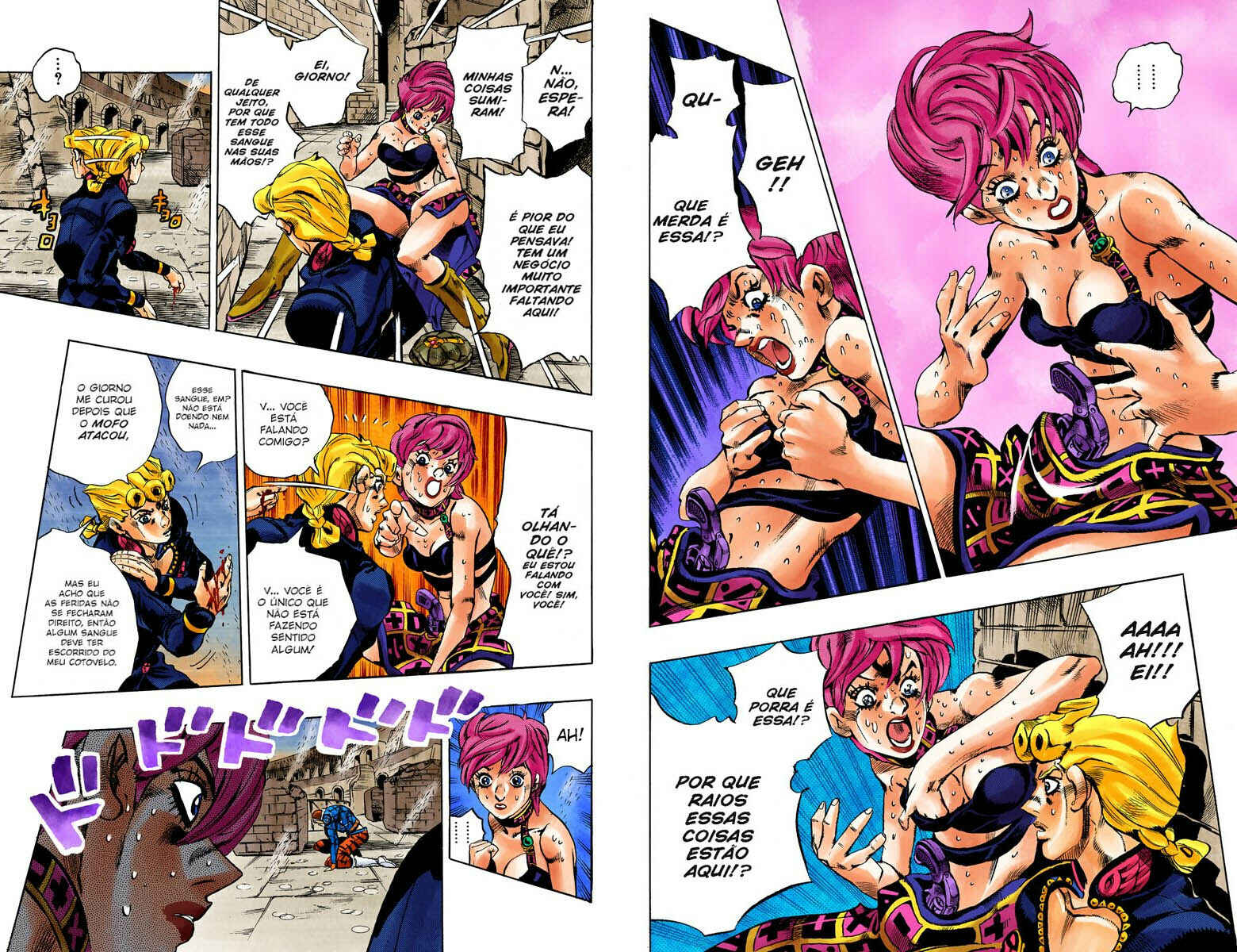 JoJo no Kimyou na Bouken: Part 5 - Ougon no Kaze Color-ban Chapter 133 - Page 9