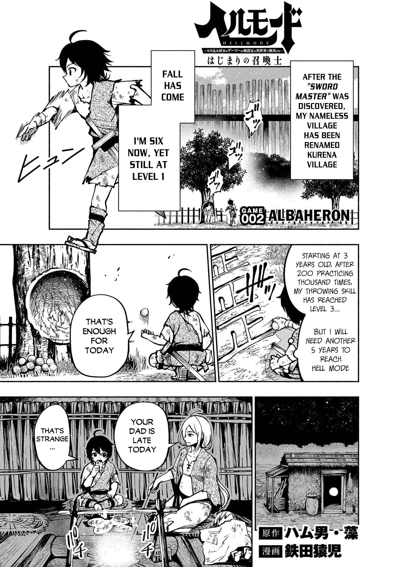 Hell Mode: Yarikomi Suki no Gamer wa Haisettei no Isekai de Musou Suru—Hajimari no Shoukanshi Chapter 2 - Page 2