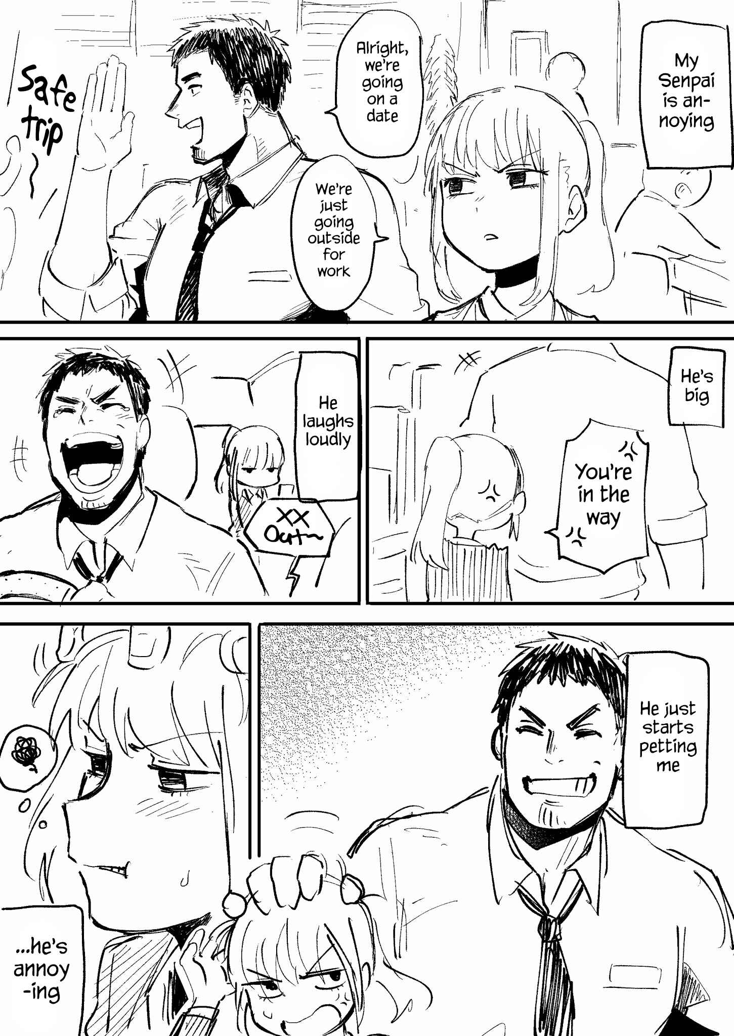 Senpai ga Uzai Kouhai no Hanashi Chapter 1 - Page 1
