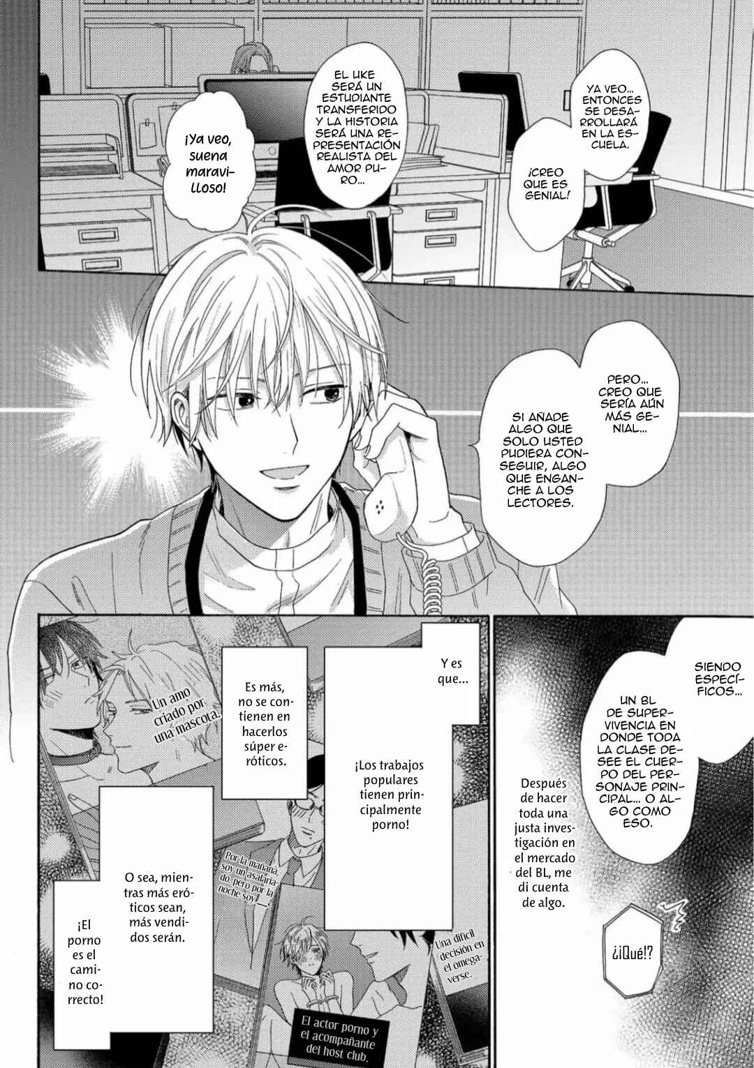 Mayonaka no BL Henshuubu wa Yume wo Miru Chapter 1 - Page 20