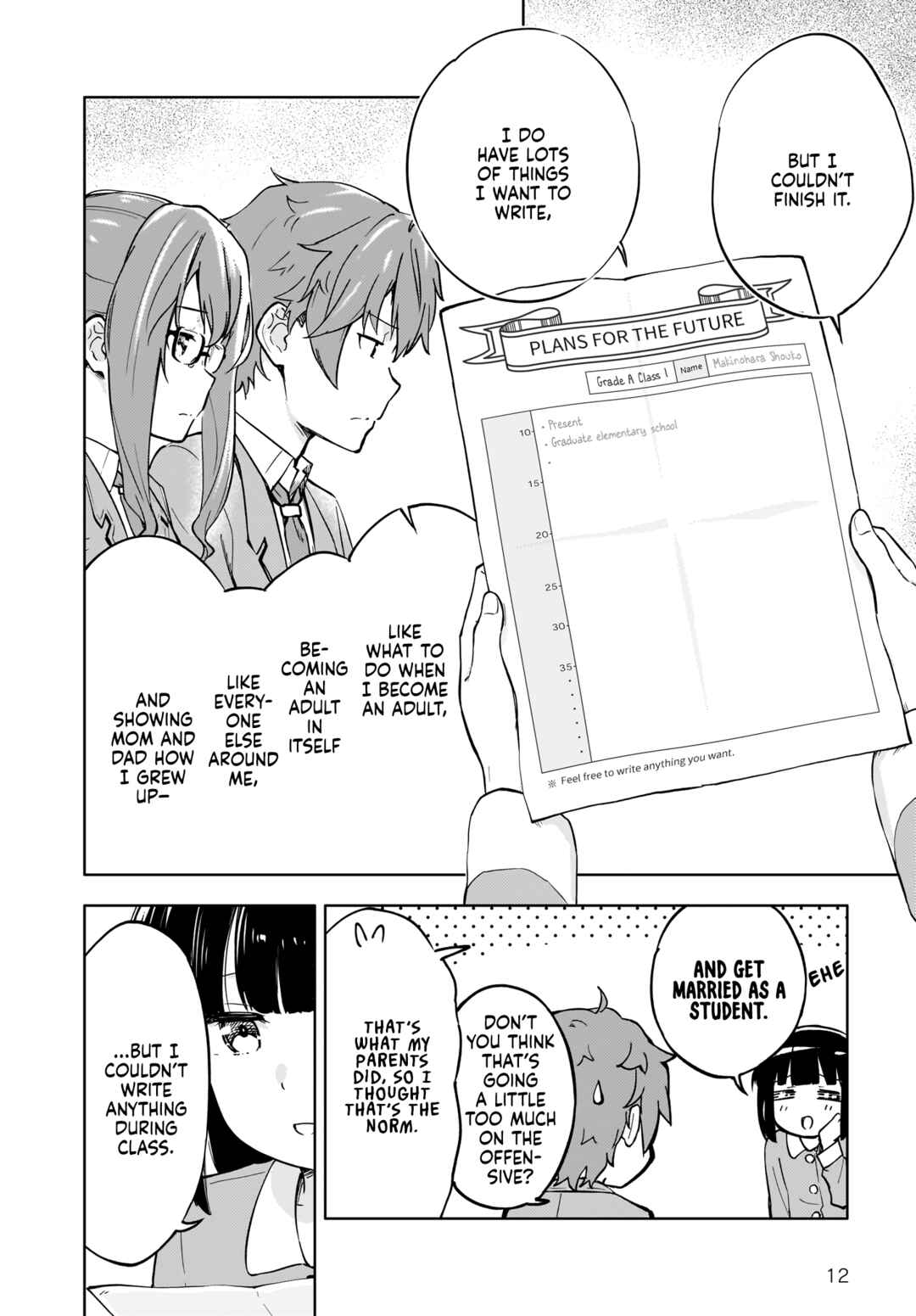Rascal Does Not Dream of a Dreaming Girl Chapter 2 - Page 12