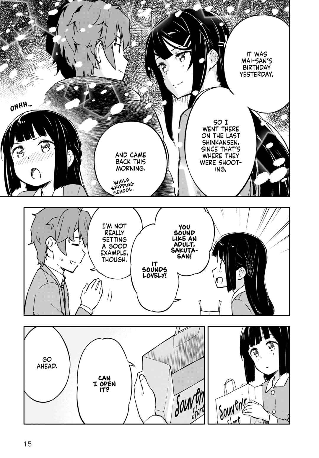 Rascal Does Not Dream of a Dreaming Girl Chapter 2 - Page 15
