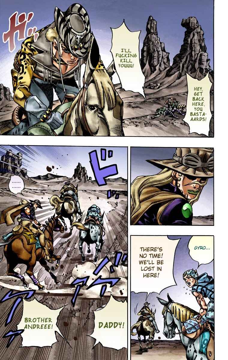 JoJo no Kimyou na Bouken: Part 7 - Steel Ball Run Color-ban Chapter 20 - Page 11