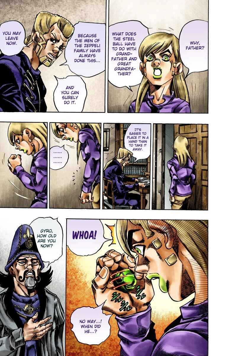 JoJo no Kimyou na Bouken: Part 7 - Steel Ball Run Color-ban Chapter 20 - Page 19