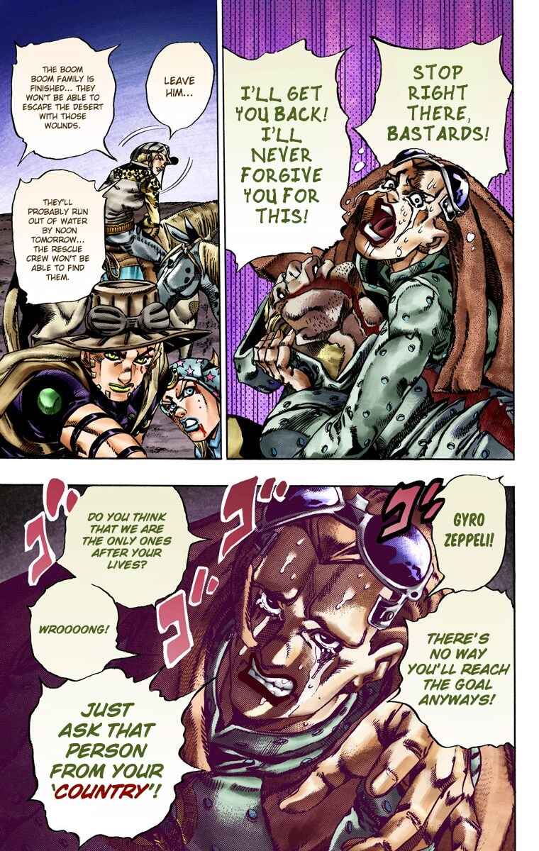 JoJo no Kimyou na Bouken: Part 7 - Steel Ball Run Color-ban Chapter 20 - Page 9