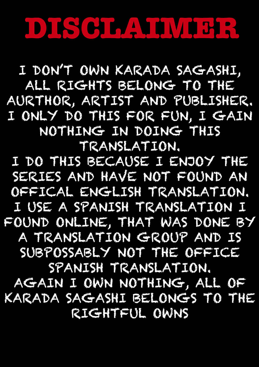 Karada Sagashi Chapter 69 - Page 1