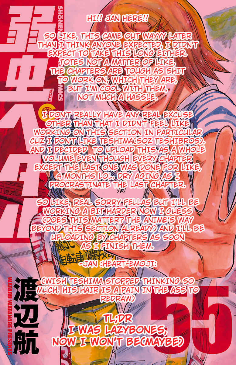 Yowamushi Pedal Chapter 476 - Page 19