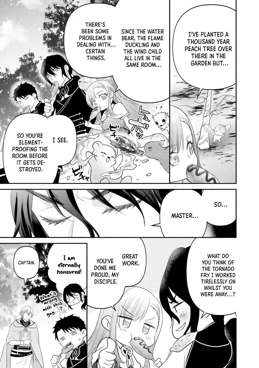 Tensei Youjo.: Shinjuu to Ouji to, Saikyou no Oji-san Youhei-dan no Naka de Ikiru Chapter 12 - Page 7