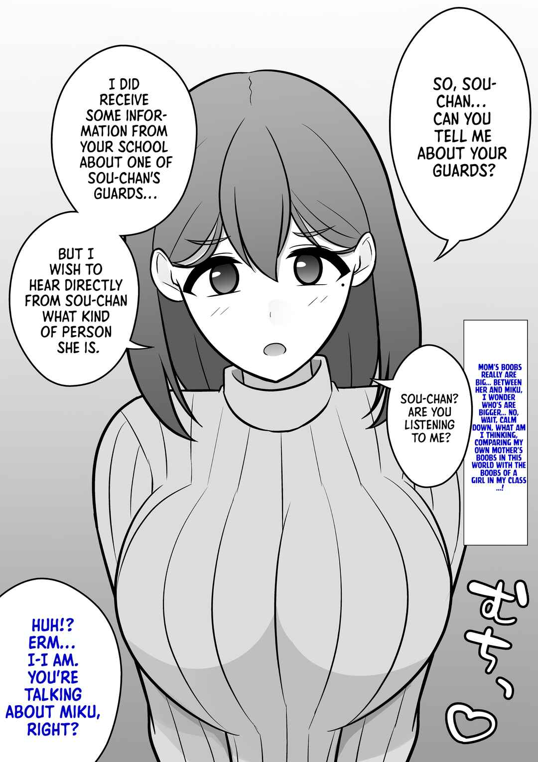 Danjo-hi 1:39 no Heikou Sekai wa Omoi no Hoka Futsuu Chapter 76 - Page 1