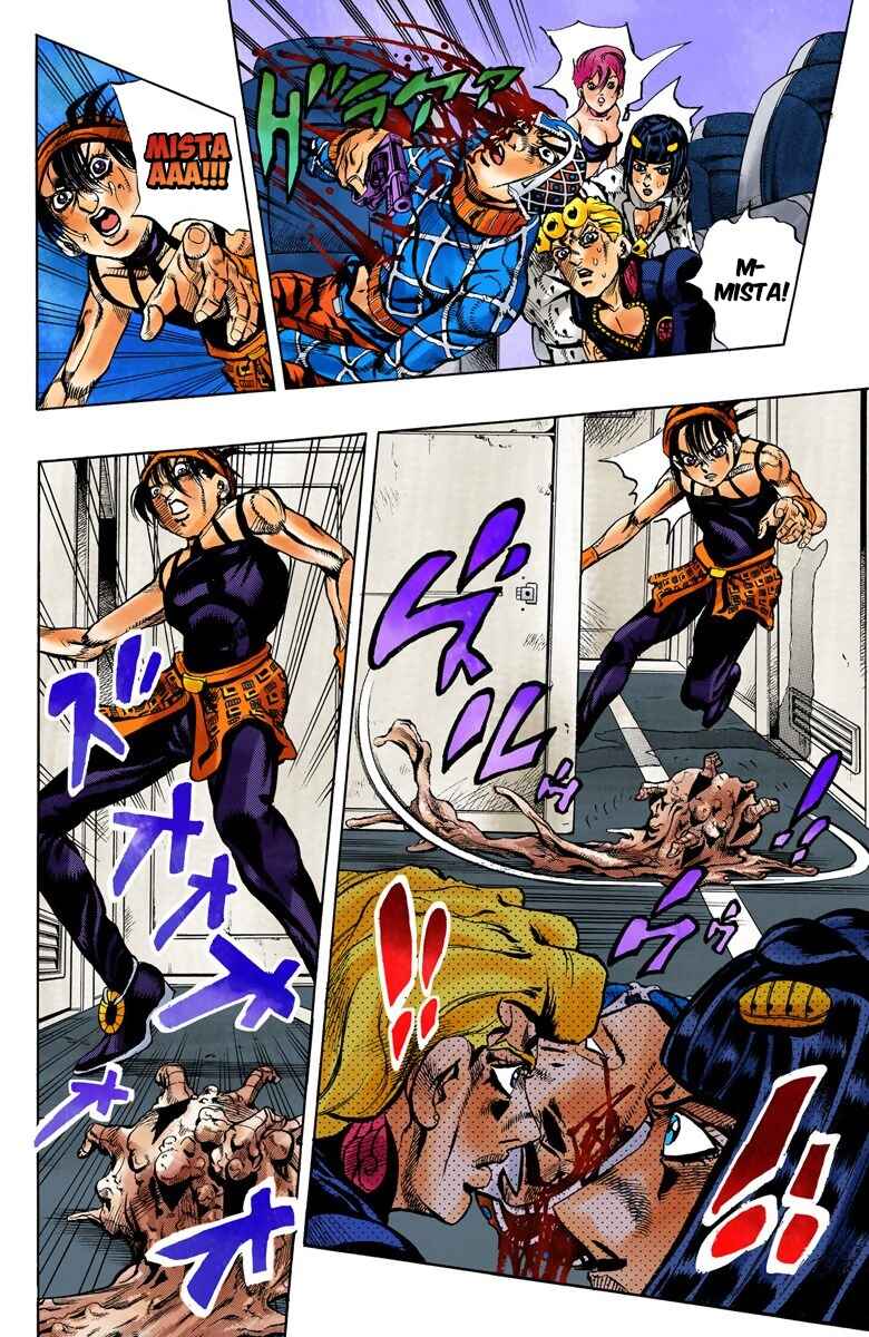 JoJo no Kimyou na Bouken: Part 5 - Ougon no Kaze Color-ban Chapter 96 - Page 8