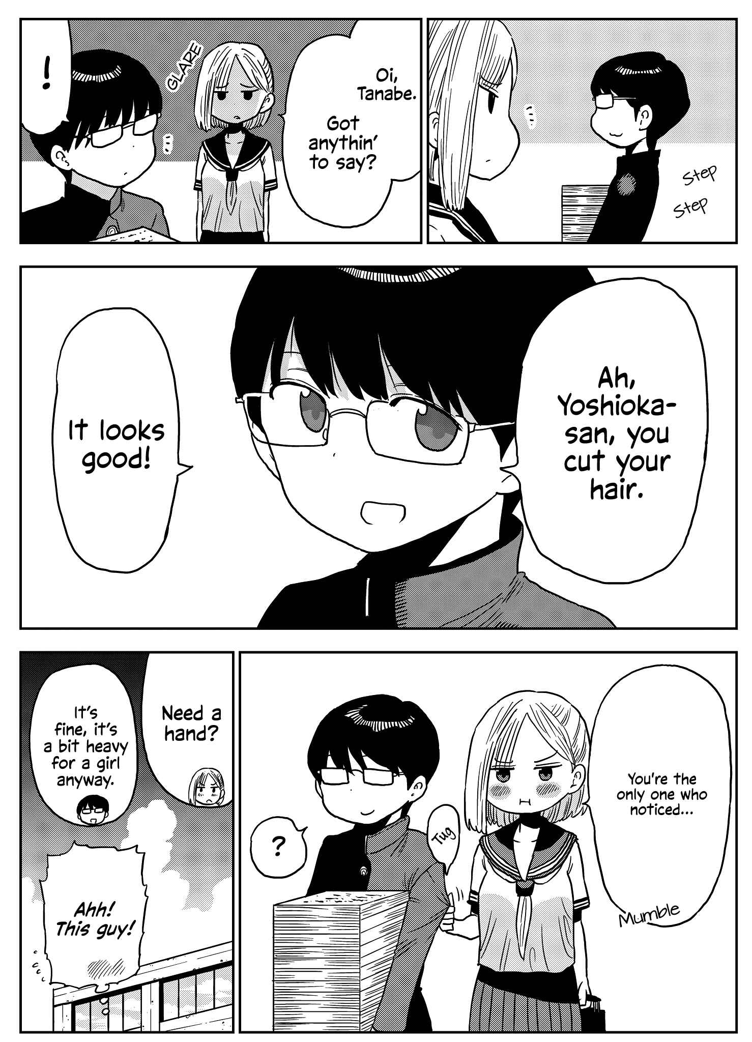 Yoshioka-san Is in a Bad Mood Chapter 1 - Page 2