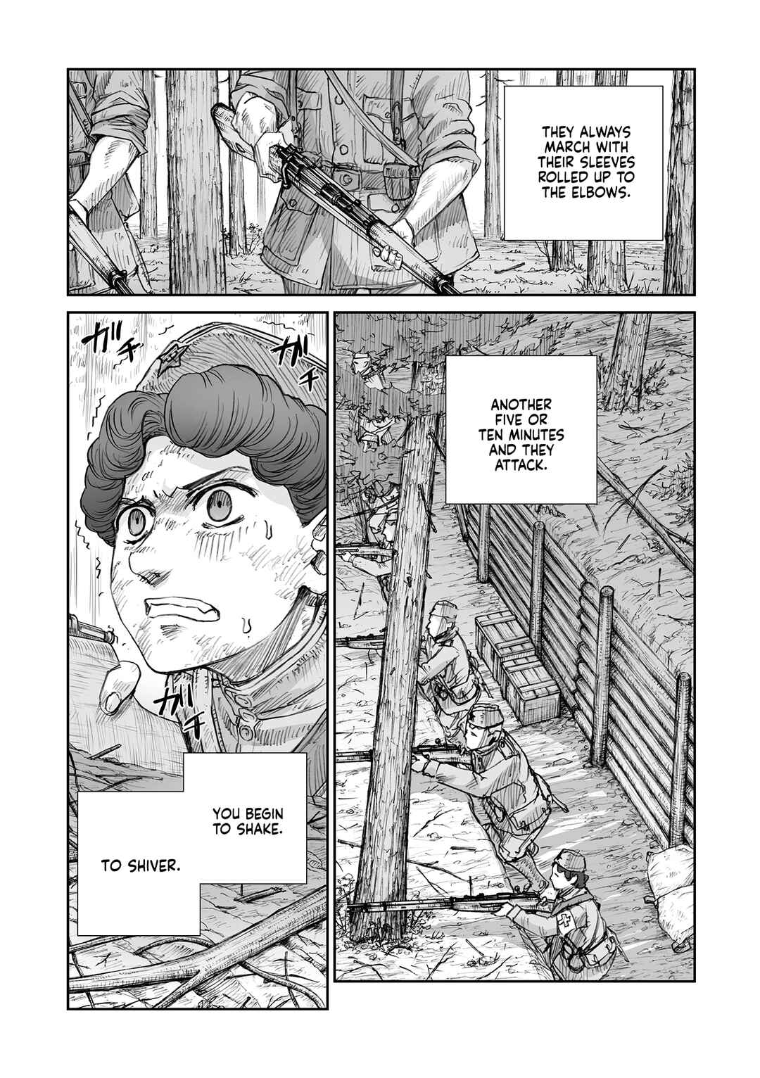 Sensou wa Onna no Kao wo Shiteinai Chapter 32.6 - Page 4