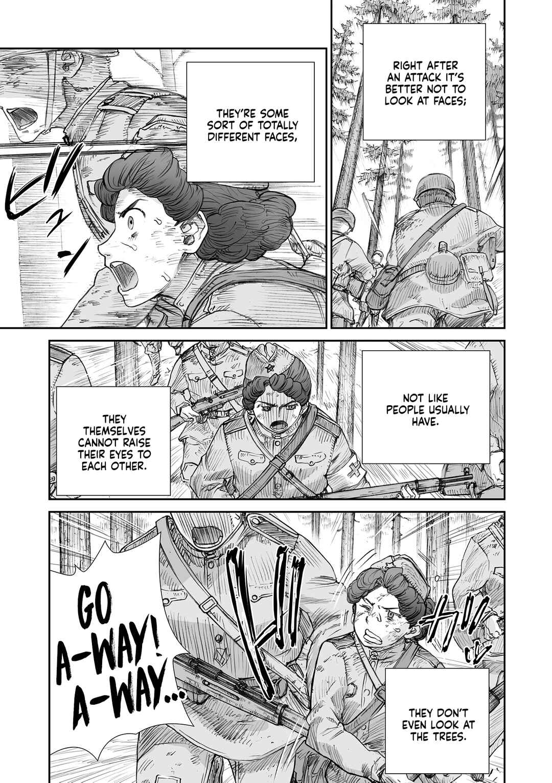 Sensou wa Onna no Kao wo Shiteinai Chapter 32.6 - Page 6