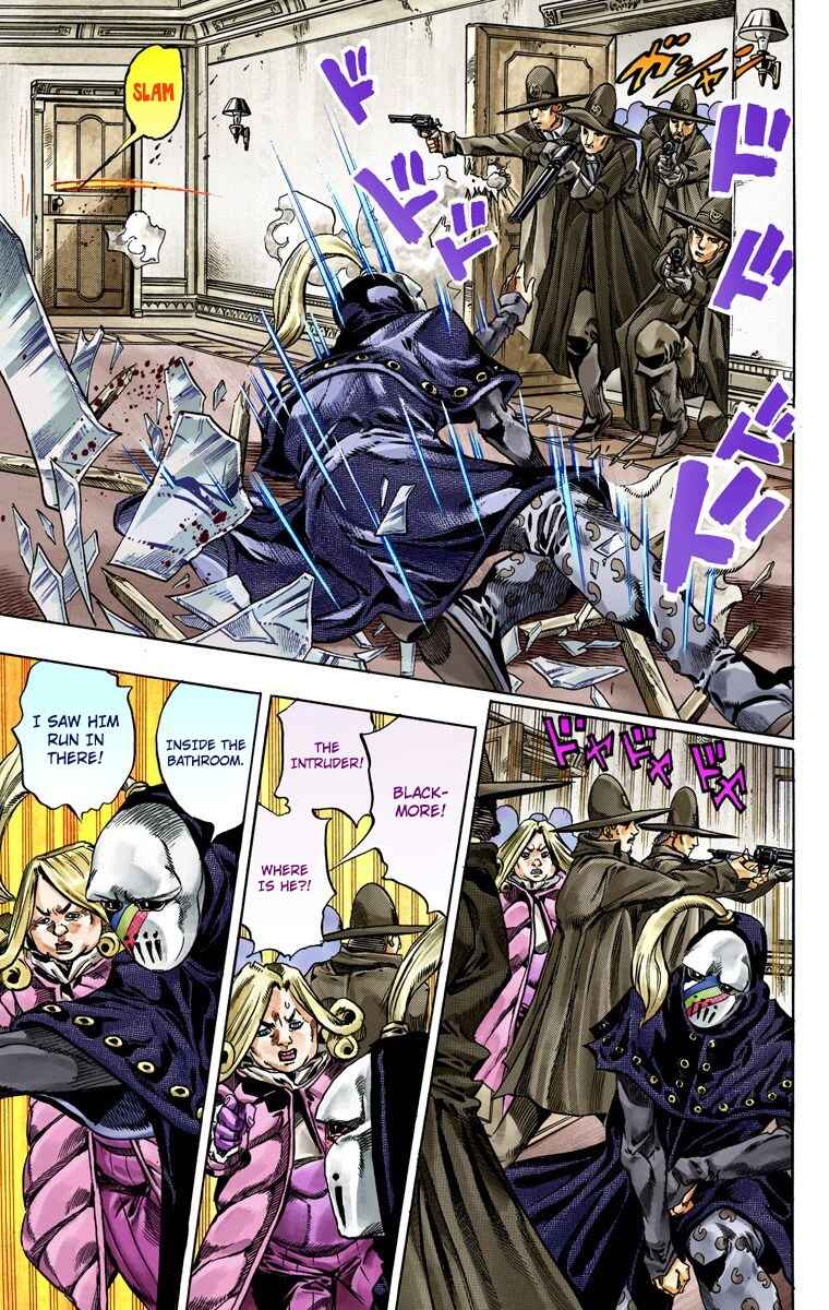 JoJo no Kimyou na Bouken: Part 7 - Steel Ball Run Color-ban Chapter 37 - Page 12