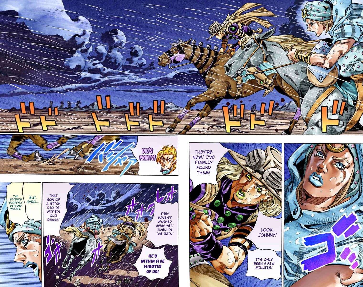 JoJo no Kimyou na Bouken: Part 7 - Steel Ball Run Color-ban Chapter 37 - Page 42