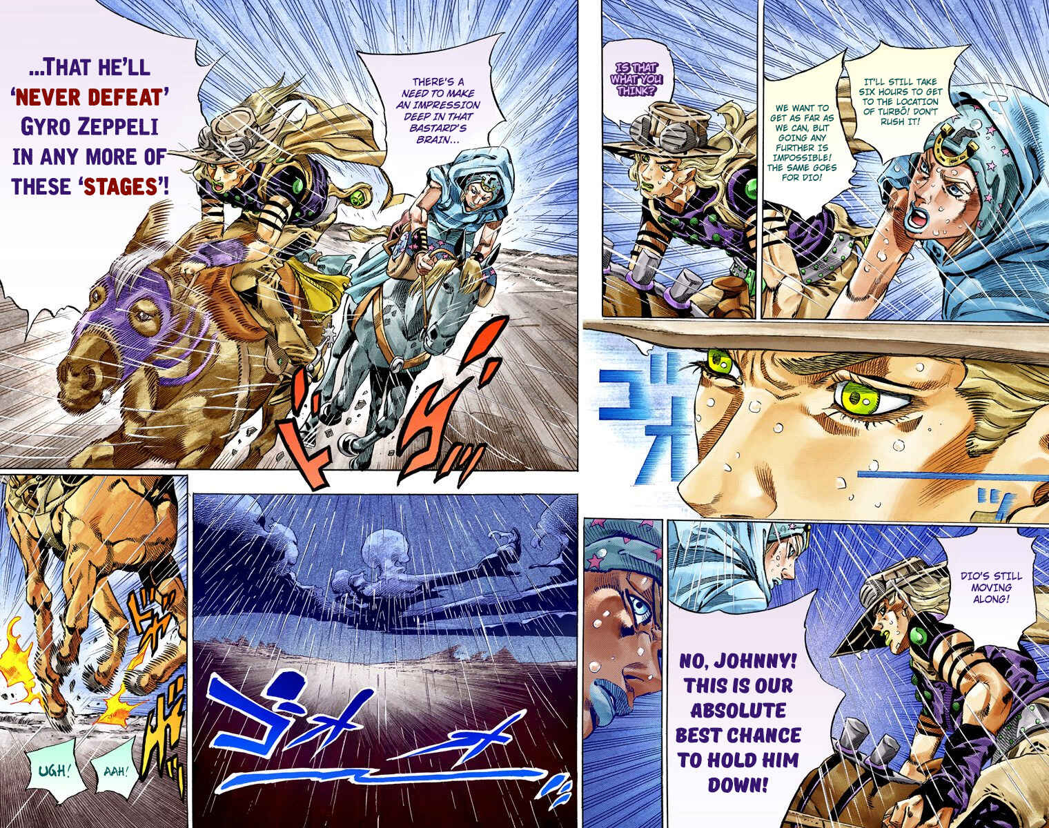 JoJo no Kimyou na Bouken: Part 7 - Steel Ball Run Color-ban Chapter 37 - Page 43