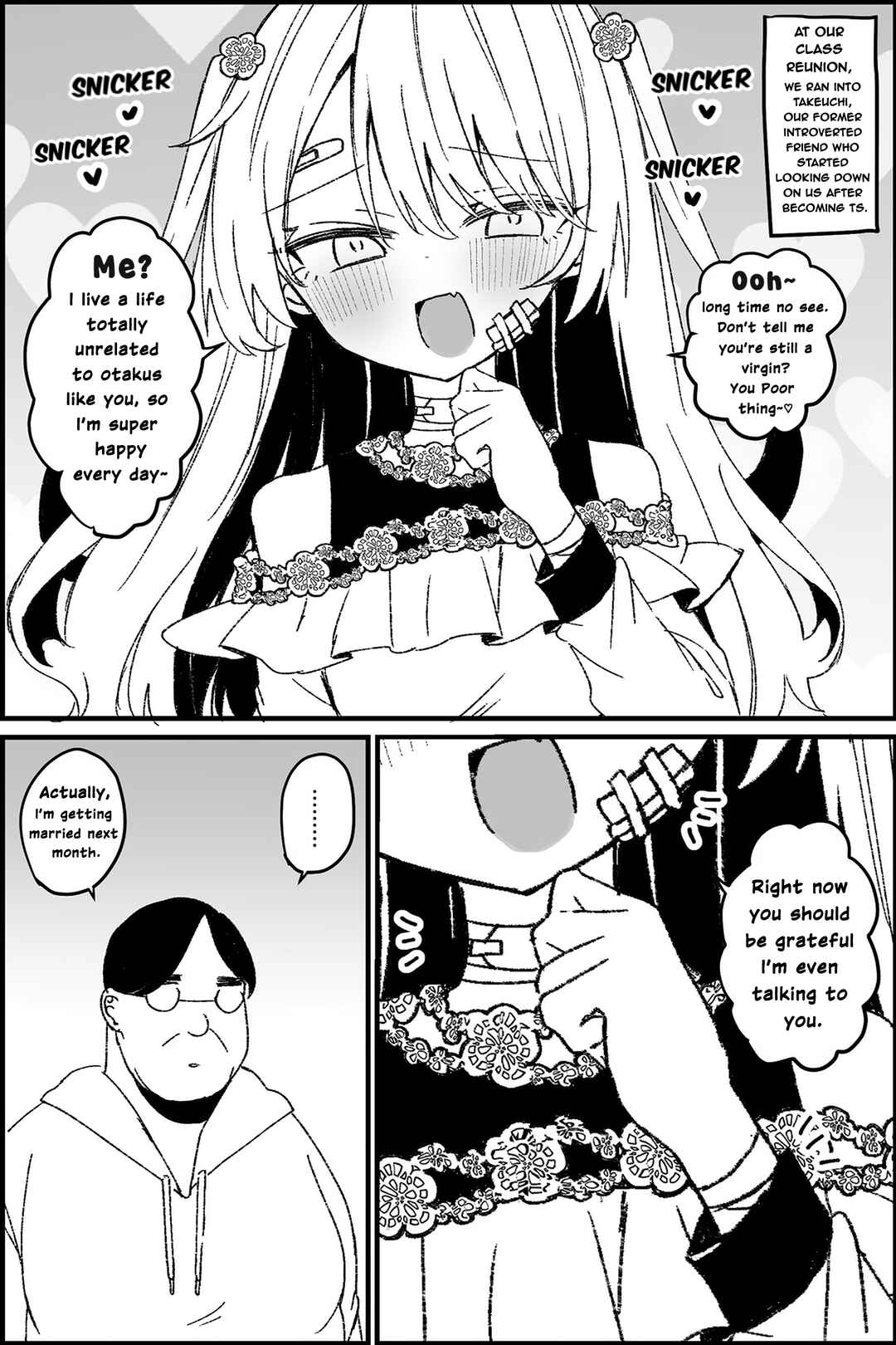 TS shite kara Orera o Mikudashite Kita Moto Inkya Nakama to Dousoukai de Saikai Chapter ? - Page 1