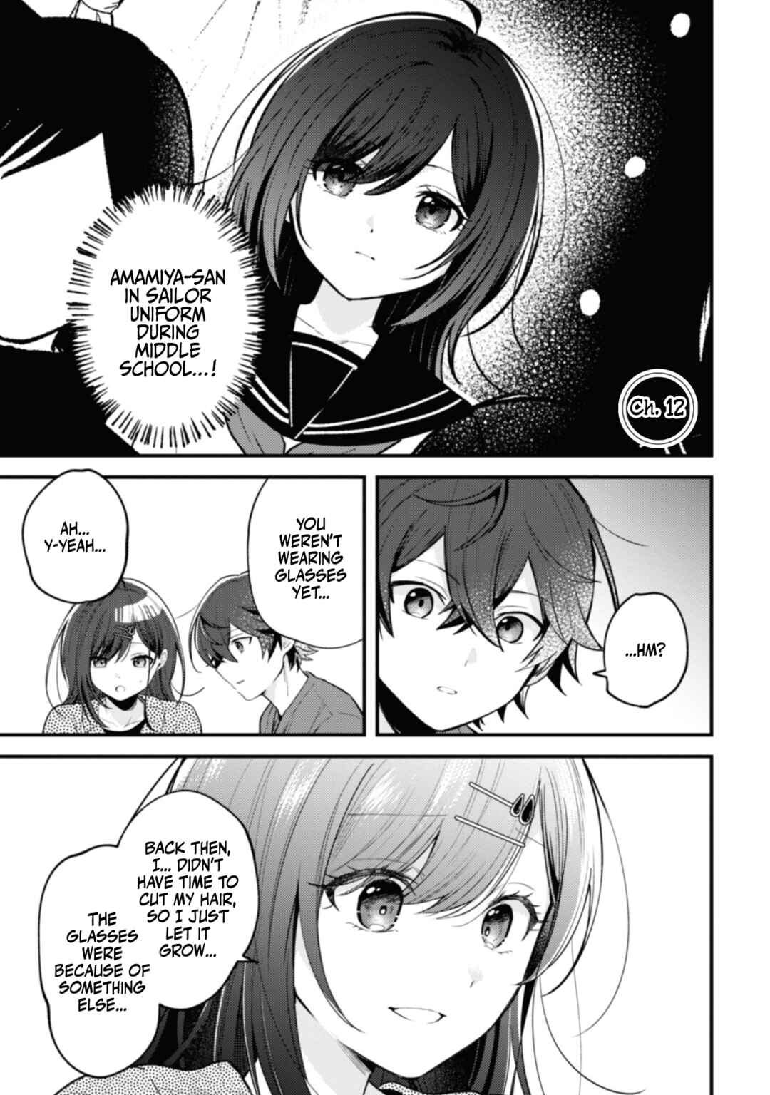 Sekai de Ichiban "Kawaii" Amamiya-san, Nibanme wa Ore Chapter 12 - Page 1